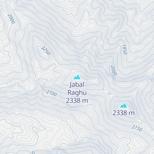 Map of Jabal Raghu