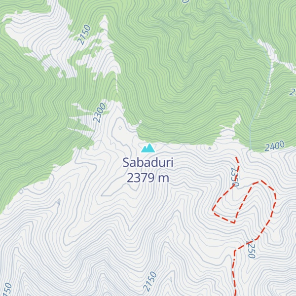 Map of Sabaduri