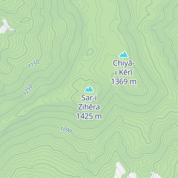 Map of Sar-i Zihēra