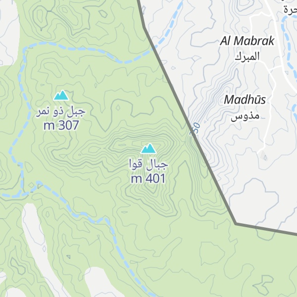 Map of جبال قوا
