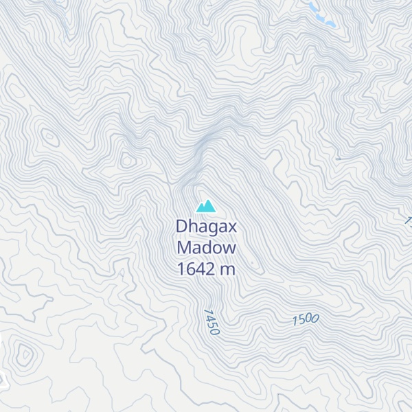 Map of Dhagax Madow