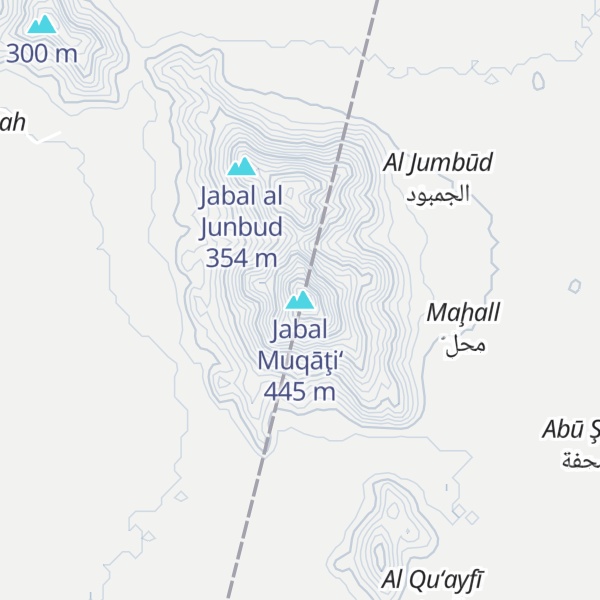 Map of Jabal Muqāţi‘