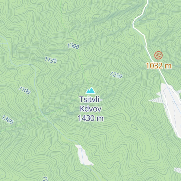 Map of Tsitvli-Kdvov