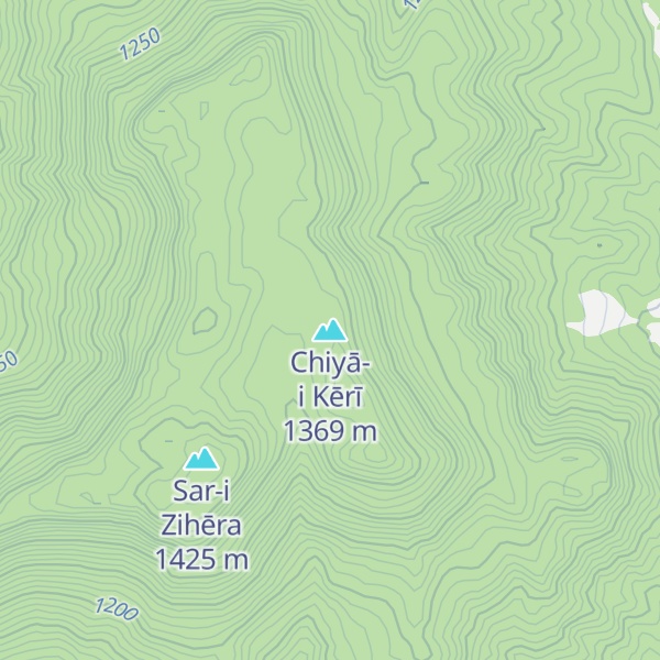 Map of Chiyā-i Kērī
