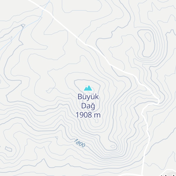 Map of Büyük Dağ
