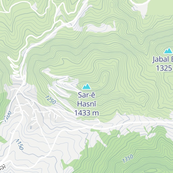Map of Sar-ē Hasnī