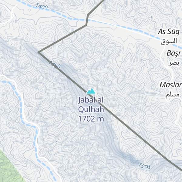 Map of Jabal al Qulhah