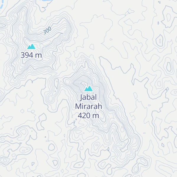Map of Jabal Mirarah