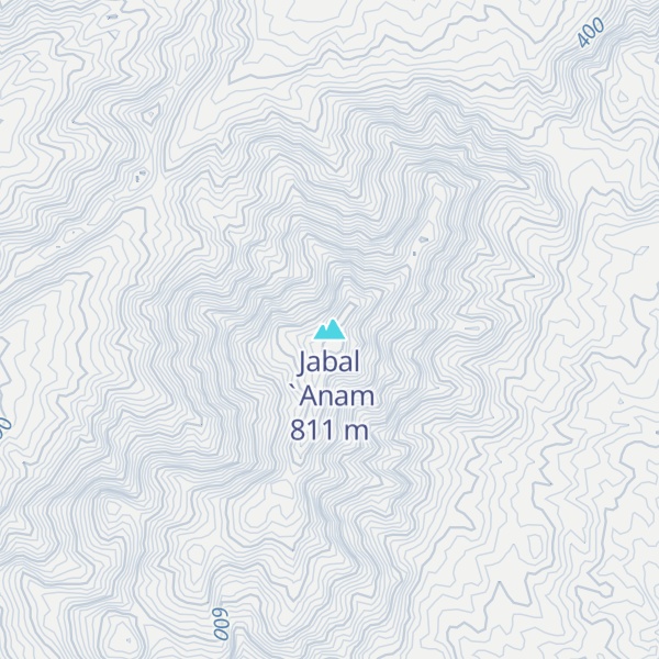 Map of Jabal `Anam