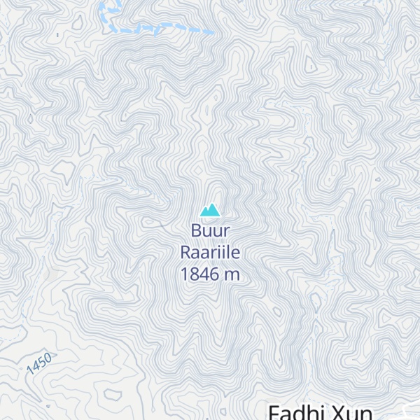 Map of Buur Raariile