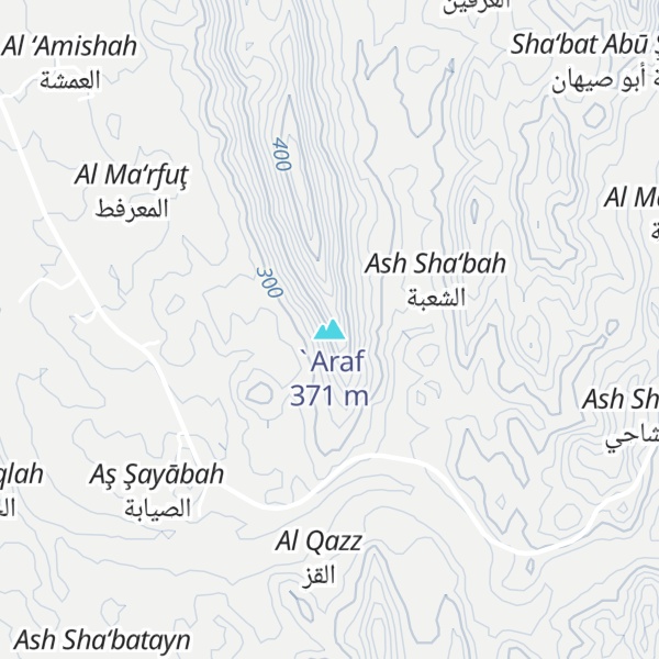 Map of `Araf