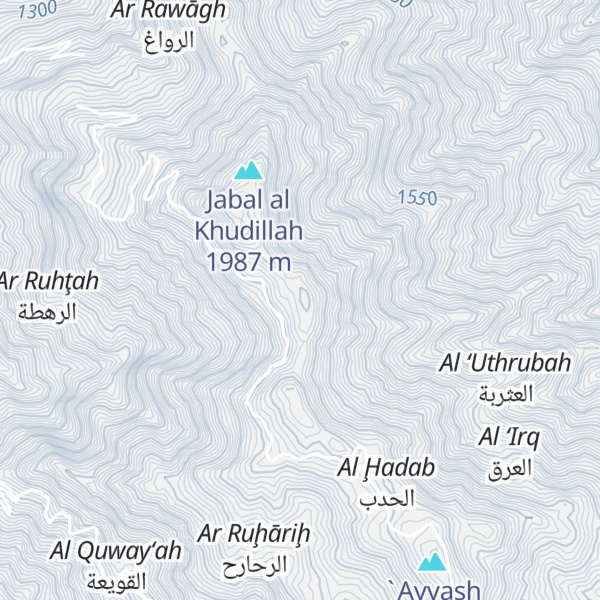 Map of Jabal Khaybar