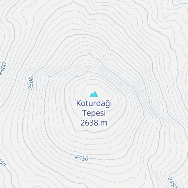 Map of Koturdağı Tepesi