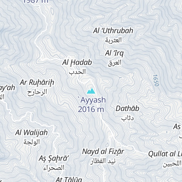 Map of `Ayyash