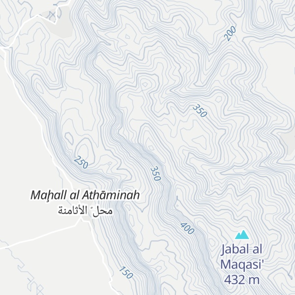 Map of Jabal Qunbur