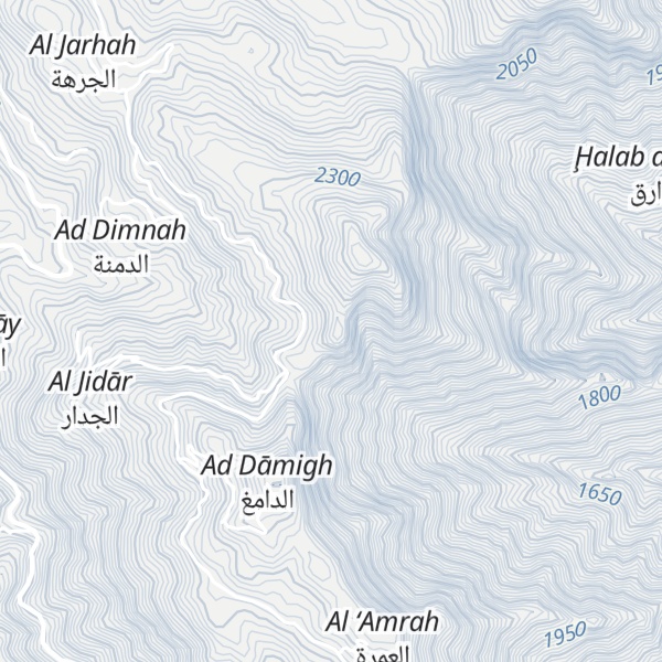 Map of Jabal Rāziḩ