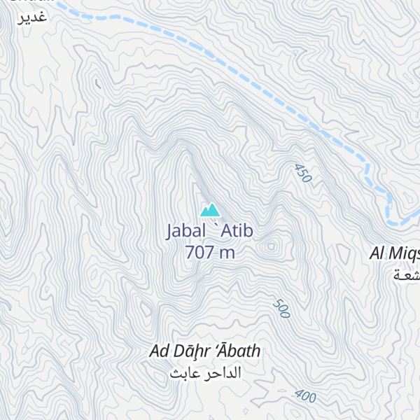 Map of Jabal `Atib