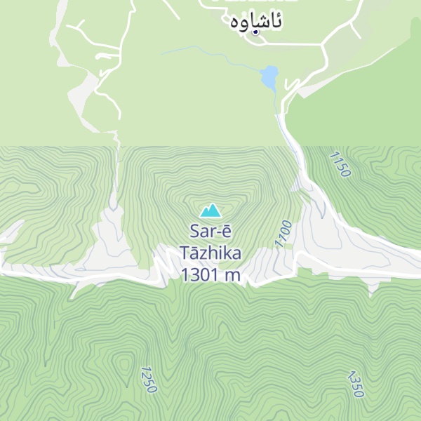 Map of Sar-ē Tāzhika