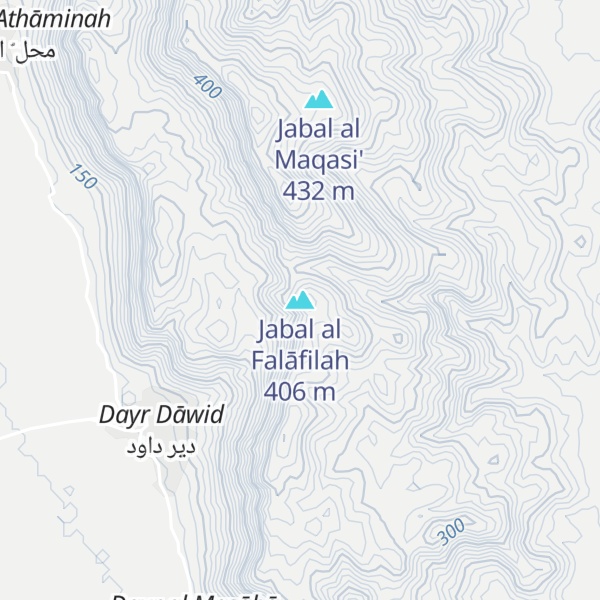 Map of Jabal al Falāfilah