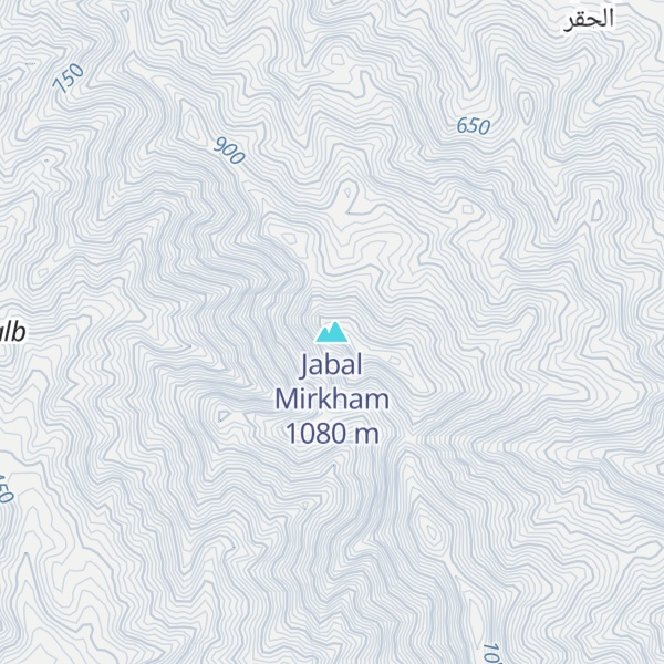Map of Jabal Mirkham
