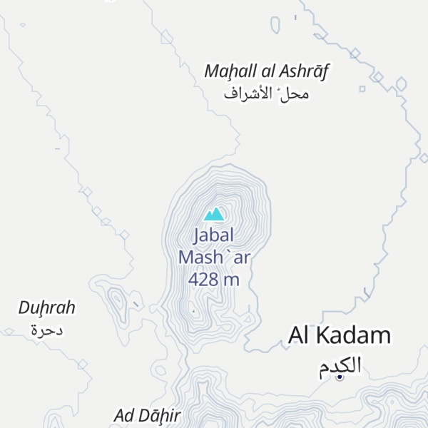 Map of Jabal Mash`ar