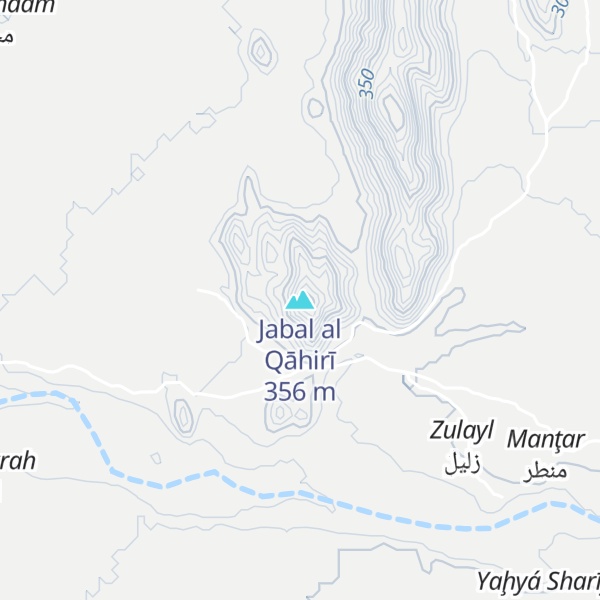 Map of Jabal al Qāhirī