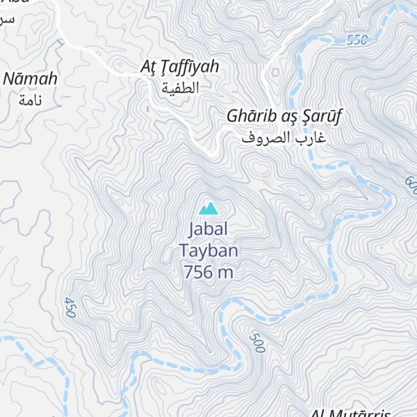 Map of Jabal Tayban