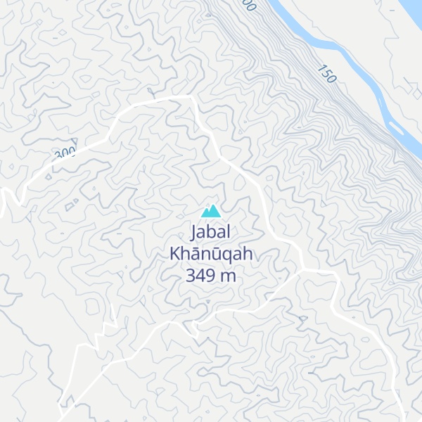 Map of Jabal Khānūqah