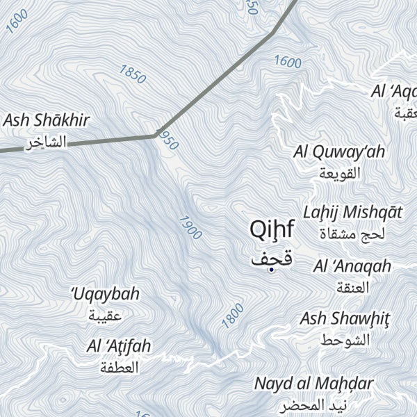 Map of Jabal Shahdan