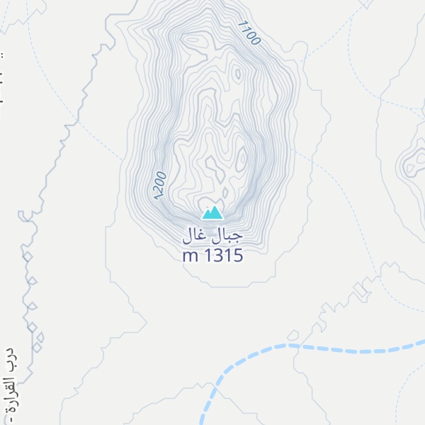 Map of جبال غال