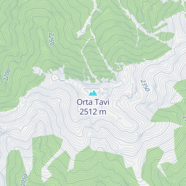 Map of Orta Tavi