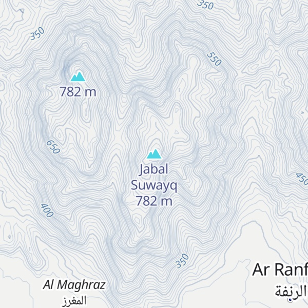 Map of Jabal Suwayq