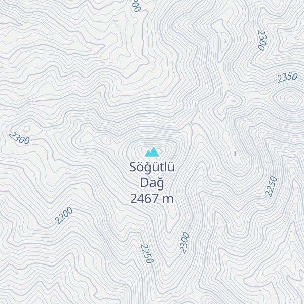 Map of Söğütlü Dağ