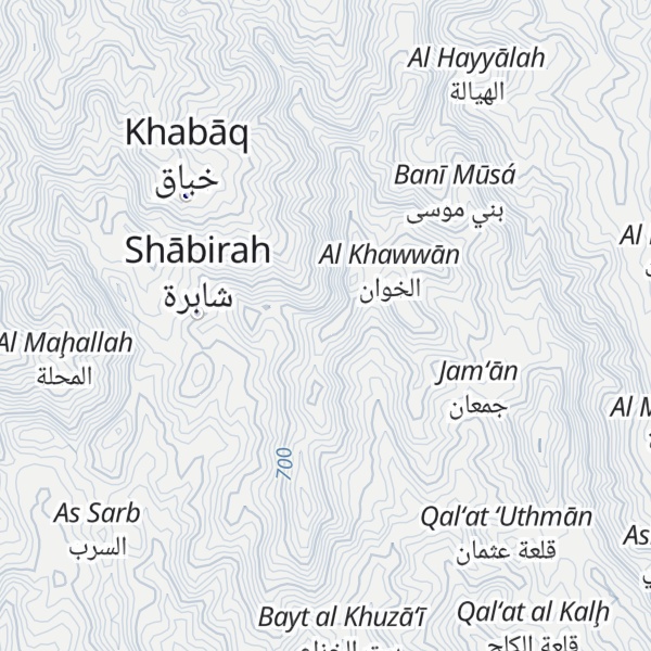 Map of Jabal Hishadah