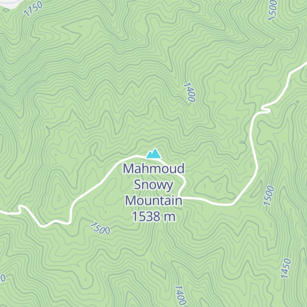 Map of Mahmoud Snowy Mountain