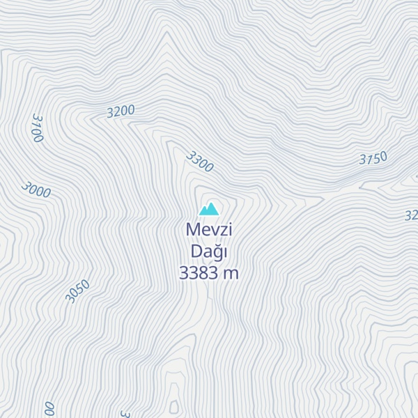 Map of Mevzi Dağı