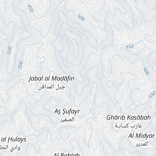 Map of Jabal Warmah