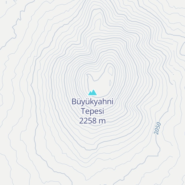 Map of Büyükyahni Tepesi