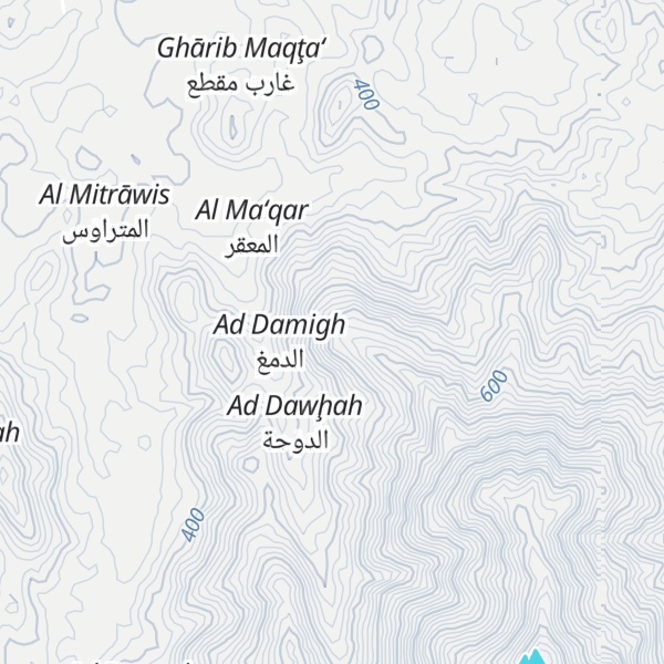 Map of Jabal al Ma`qar
