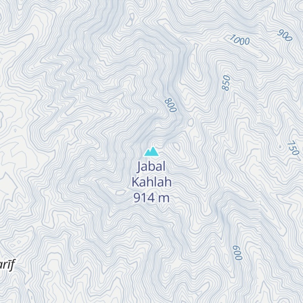 Map of Jabal Kahlah