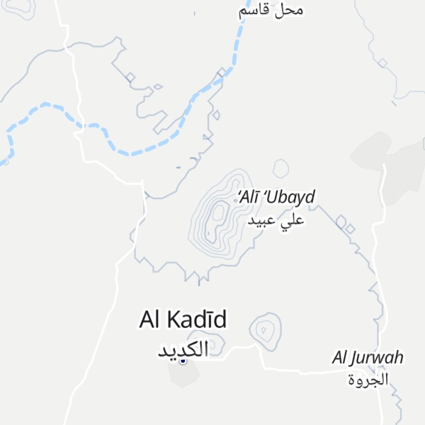 Map of Jabal al Kadīd