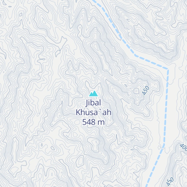 Map of Jibal Khusa`ah