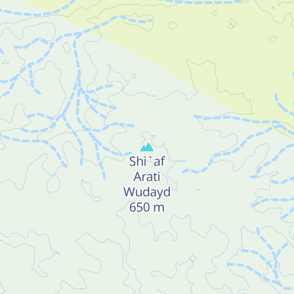 Map of Shi`af Arati Wudayd