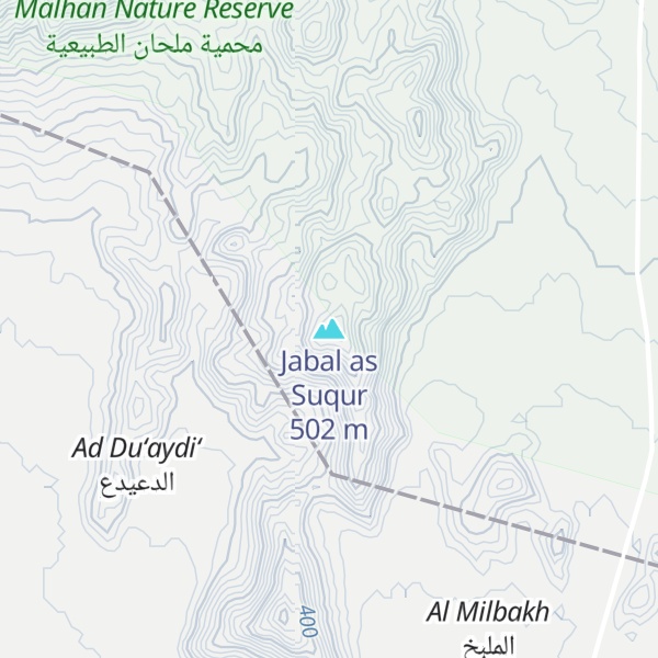 Map of Jabal as Suqur