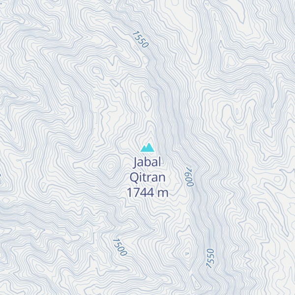 Map of Jabal Qitran