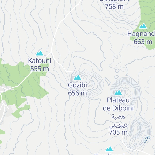 Map of Gozibi