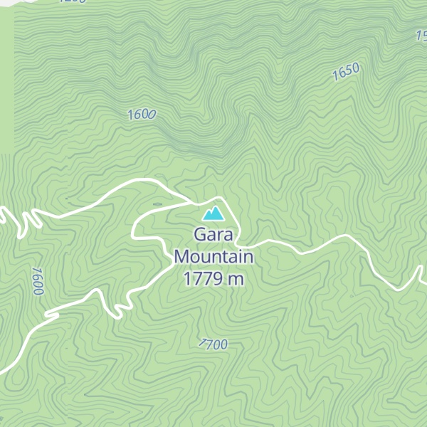 Map of Gara Mountain