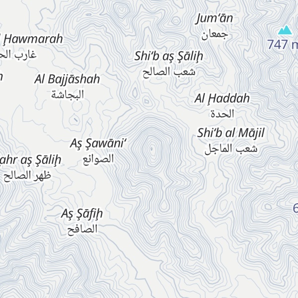 Map of Jabal as Samin
