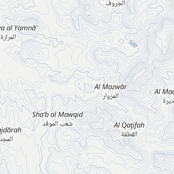 Map of Al Waqr ash Shami