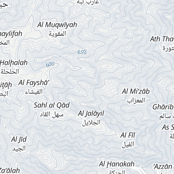 Map of Jabal al Mishabbah
